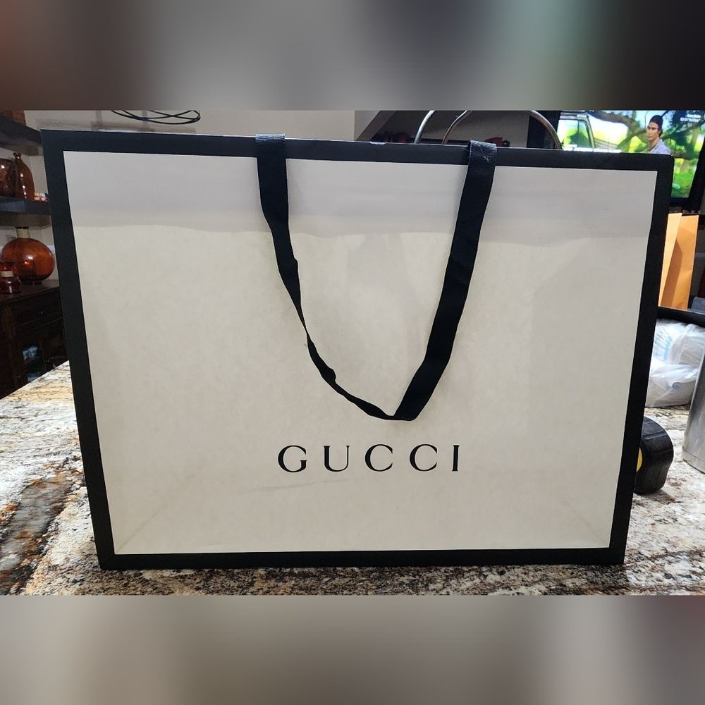 Gucci Xl Empty Paper Bag